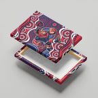 Melbourne Demons Canvas Wall Art Aboriginal Dot Pattern - Football Mascot Heritage Pride