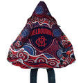 Melbourne Demons Cloak Aboriginal Dot Pattern - Football Mascot Heritage Pride