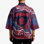 Melbourne Demons Kimono Aboriginal Dot Pattern - Football Mascot Heritage Pride