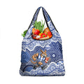 North Melbourne Kangaroos Grocery Bag Aboriginal Dot Pattern - Football Mascot Heritage Pride