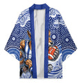 North Melbourne Kangaroos Kimono Aboriginal Dot Pattern - Football Mascot Heritage Pride