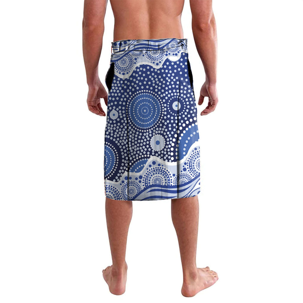 North Melbourne Kangaroos Lavalava Aboriginal Dot Pattern - Football Mascot Heritage Pride