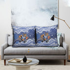 North Melbourne Kangaroos Pillow Cover Aboriginal Dot Pattern - Football Mascot Heritage Pride