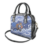 North Melbourne Kangaroos Shoulder Handbag Aboriginal Dot Pattern - Football Mascot Heritage Pride