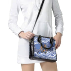North Melbourne Kangaroos Shoulder Handbag Aboriginal Dot Pattern - Football Mascot Heritage Pride