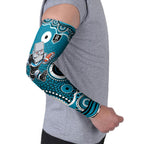 Port Adelaide Power Arm Sleeves Aboriginal Dot Pattern - Football Mascot Heritage Pride