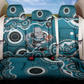 Port Adelaide Power Back Car Seat Cover Aboriginal Dot Pattern - Football Mascot Heritage Pride