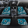 Port Adelaide Power Car Mats Aboriginal Dot Pattern - Football Mascot Heritage Pride