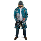 Port Adelaide Power Cloak Aboriginal Dot Pattern - Football Mascot Heritage Pride