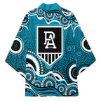 Port Adelaide Power Kimono Aboriginal Dot Pattern - Football Mascot Heritage Pride