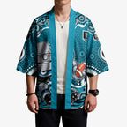 Port Adelaide Power Kimono Aboriginal Dot Pattern - Football Mascot Heritage Pride