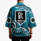Port Adelaide Power Kimono Aboriginal Dot Pattern - Football Mascot Heritage Pride