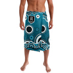 Port Adelaide Power Lavalava Aboriginal Dot Pattern - Football Mascot Heritage Pride