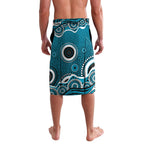 Port Adelaide Power Lavalava Aboriginal Dot Pattern - Football Mascot Heritage Pride