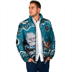 Port Adelaide Power Padded Jacket Aboriginal Dot Pattern - Football Mascot Heritage Pride