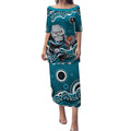 Port Adelaide Power Puletasi Aboriginal Dot Pattern - Football Mascot Heritage Pride