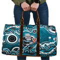 Port Adelaide Power Travel Bag Aboriginal Dot Pattern - Football Mascot Heritage Pride