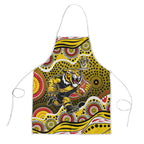 Richmond Tigers Apron Aboriginal Dot Pattern - Football Mascot Heritage Pride