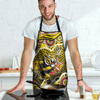 Richmond Tigers Apron Aboriginal Dot Pattern - Football Mascot Heritage Pride