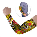Richmond Tigers Arm Sleeves Aboriginal Dot Pattern - Football Mascot Heritage Pride