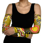 Richmond Tigers Arm Sleeves Aboriginal Dot Pattern - Football Mascot Heritage Pride