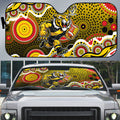 Richmond Tigers Auto Sun Shade Aboriginal Dot Pattern - Football Mascot Heritage Pride