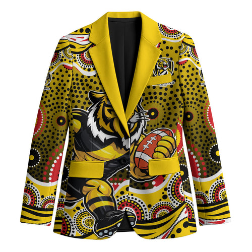 Richmond Tigers Blazer Aboriginal Dot Pattern - Football Mascot Heritage Pride