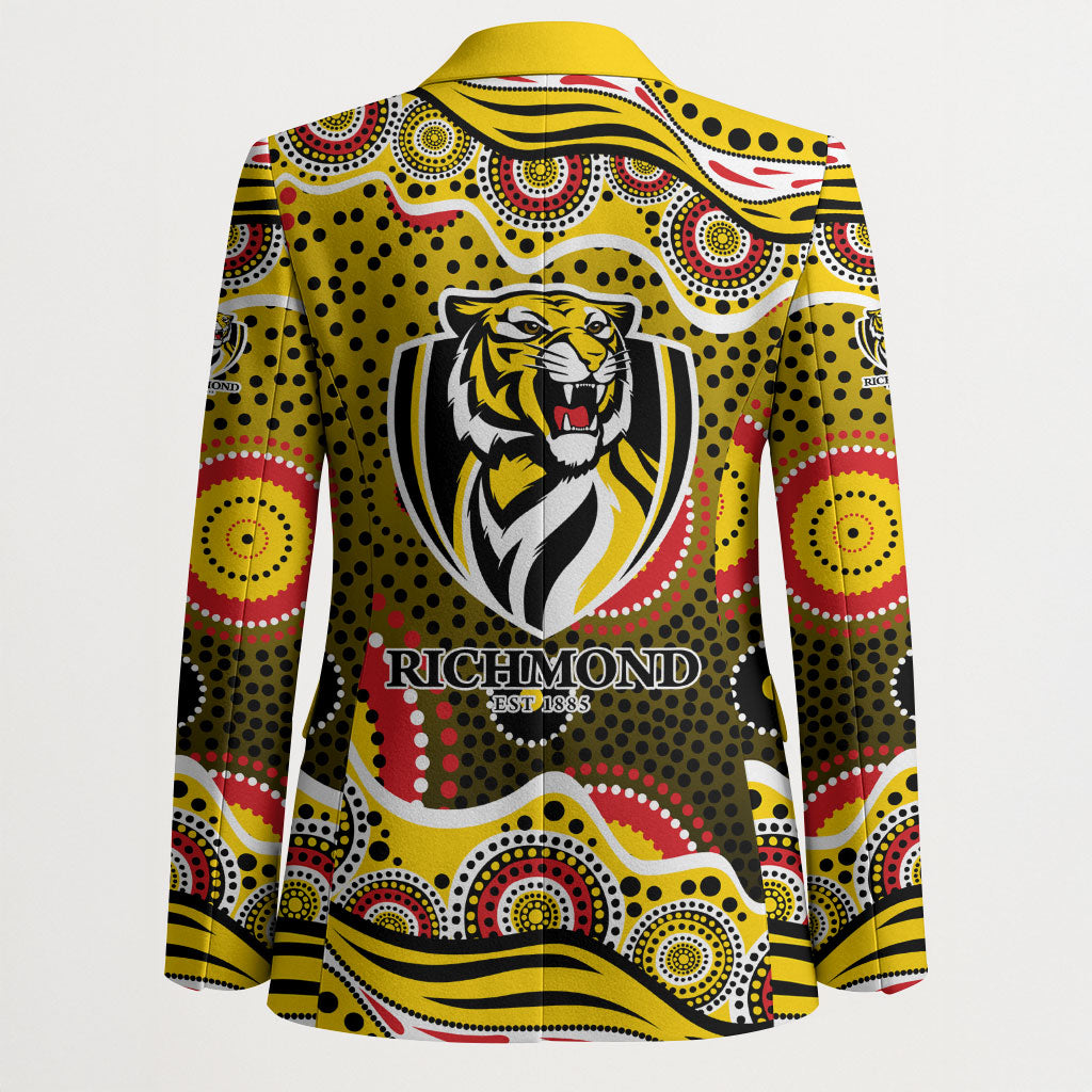 Richmond Tigers Blazer Aboriginal Dot Pattern - Football Mascot Heritage Pride