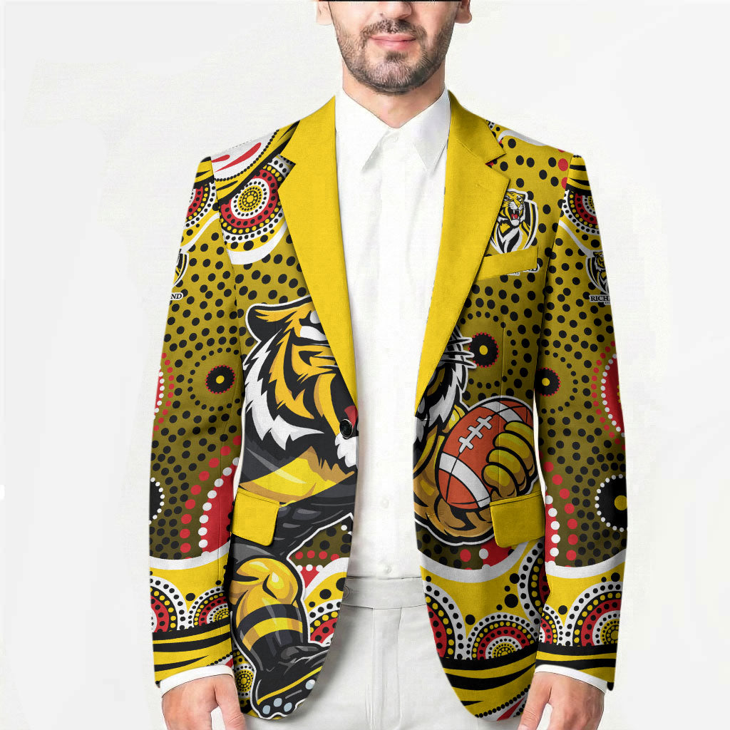 Richmond Tigers Blazer Aboriginal Dot Pattern - Football Mascot Heritage Pride