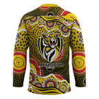 Richmond Tigers Hockey Jersey Aboriginal Dot Pattern - Football Mascot Heritage Pride