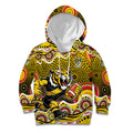 Richmond Tigers Kid Hoodie Aboriginal Dot Pattern - Football Mascot Heritage Pride