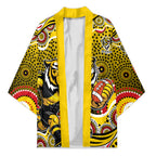 Richmond Tigers Kimono Aboriginal Dot Pattern - Football Mascot Heritage Pride