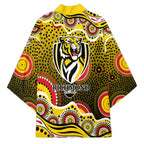 Richmond Tigers Kimono Aboriginal Dot Pattern - Football Mascot Heritage Pride
