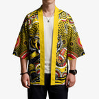 Richmond Tigers Kimono Aboriginal Dot Pattern - Football Mascot Heritage Pride
