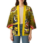 Richmond Tigers Kimono Aboriginal Dot Pattern - Football Mascot Heritage Pride