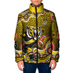 Richmond Tigers Padded Jacket Aboriginal Dot Pattern - Football Mascot Heritage Pride