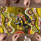 Richmond Tigers Puzzle Aboriginal Dot Pattern - Football Mascot Heritage Pride
