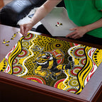Richmond Tigers Puzzle Aboriginal Dot Pattern - Football Mascot Heritage Pride