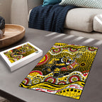 Richmond Tigers Puzzle Aboriginal Dot Pattern - Football Mascot Heritage Pride