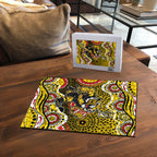 Richmond Tigers Puzzle Aboriginal Dot Pattern - Football Mascot Heritage Pride
