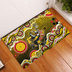 Richmond Tigers Rubber Doormat Aboriginal Dot Pattern - Football Mascot Heritage Pride