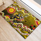 Richmond Tigers Rubber Doormat Aboriginal Dot Pattern - Football Mascot Heritage Pride