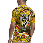 Richmond Tigers Rugby Jersey Aboriginal Dot Pattern - Football Mascot Heritage Pride