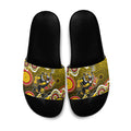 Richmond Tigers Slide Sandals Aboriginal Dot Pattern - Football Mascot Heritage Pride
