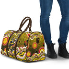 Richmond Tigers Travel Bag Aboriginal Dot Pattern - Football Mascot Heritage Pride