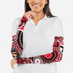 St Kilda Saints Arm Sleeves Aboriginal Dot Pattern - Football Mascot Heritage Pride