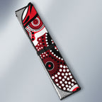 St Kilda Saints Auto Sun Shade Aboriginal Dot Pattern - Football Mascot Heritage Pride