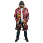 St Kilda Saints Cloak Aboriginal Dot Pattern - Football Mascot Heritage Pride
