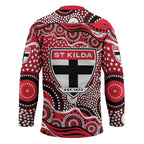 St Kilda Saints Hockey Jersey Aboriginal Dot Pattern - Football Mascot Heritage Pride
