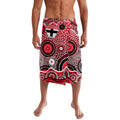 St Kilda Saints Lavalava Aboriginal Dot Pattern - Football Mascot Heritage Pride